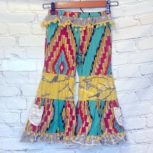 Mustard Seed Girl's Bell Bottom Pants Size 4 Excellent Used Condition